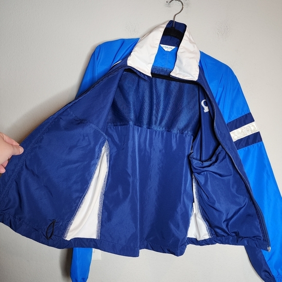 Pearl Izumi Zephrr packable blue cycling jacket. Size small. - Picture 4 of 16